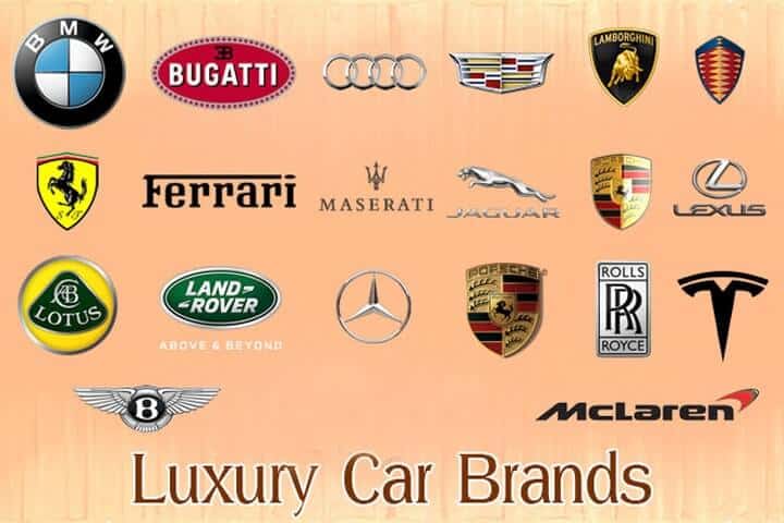 luxury car brands logos