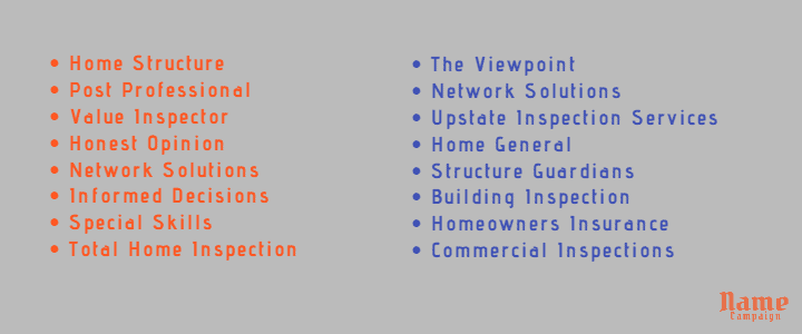 inspection company names ideas for you