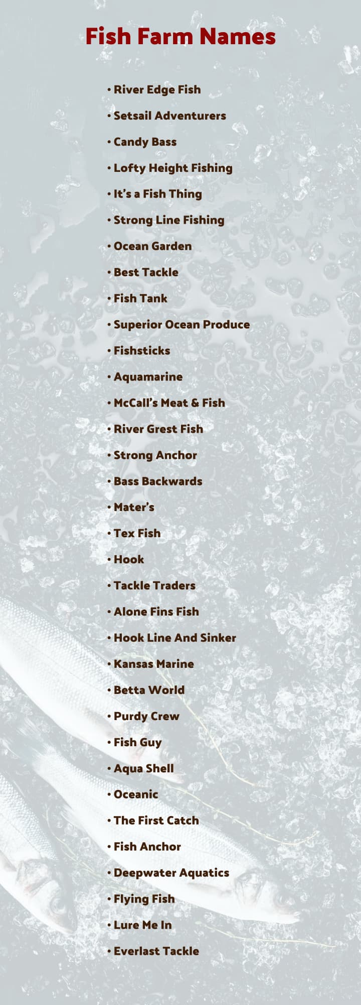 Aquarium Names: 400+ Best Fish Company Names & Slogans – NamesBee