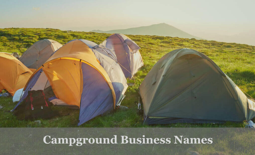 Campground Business Names Ideas