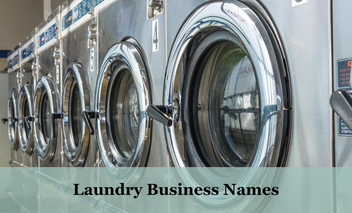 Laundry Business Names Ideas