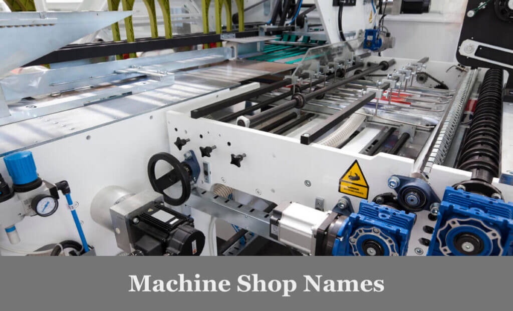 Machine Shop Names Ideas