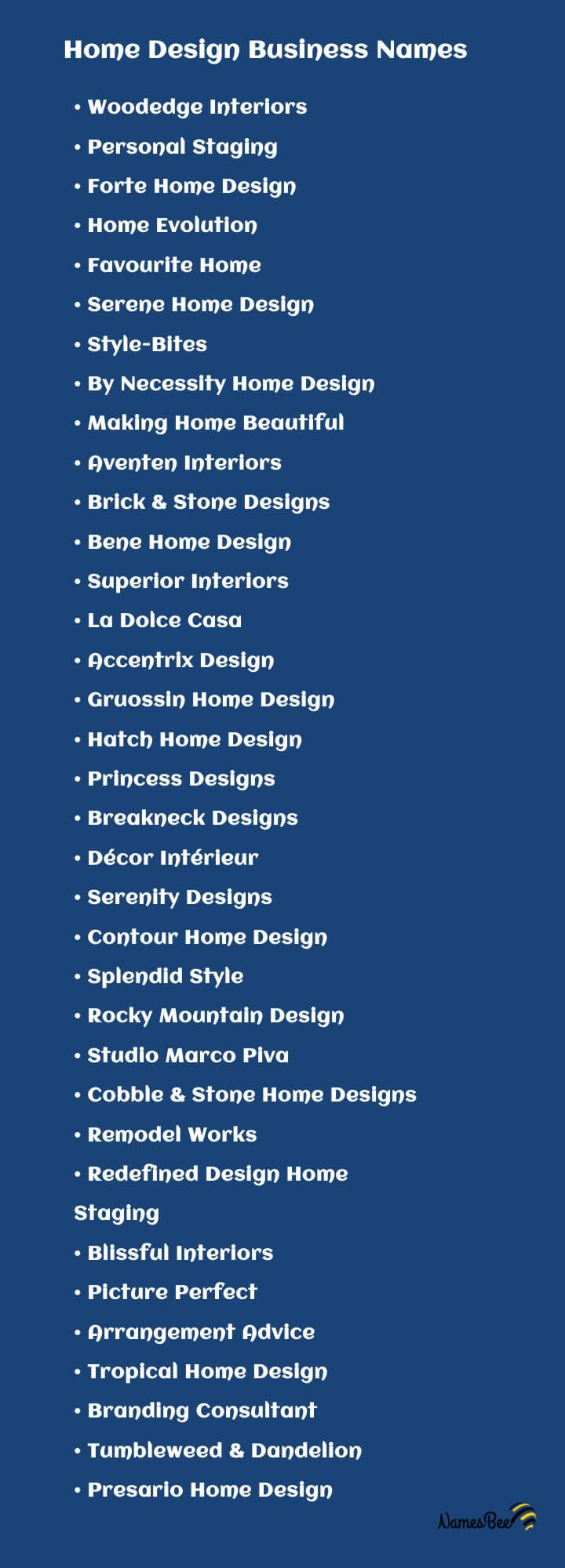 600+ Best And Creative Home Design Business Names Ideas - NamesBee