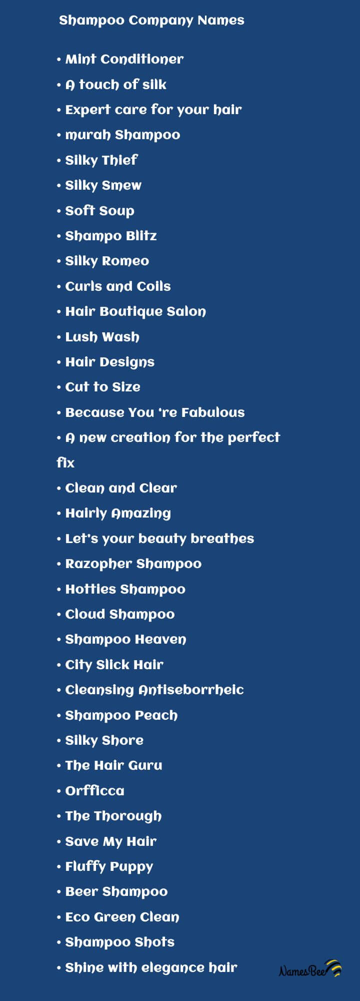 840+ Cool And Attractive Shampoo Company Names Ideas - NamesBee